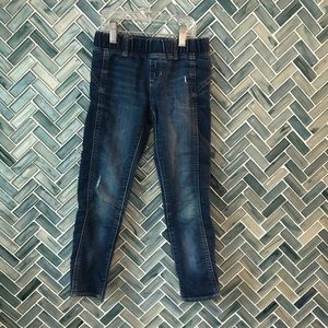 GAP Girls size 7 Skinny Legging Jeans, Distressed
